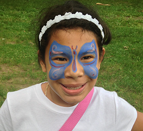 Butterfly Face Painting in New Jersey