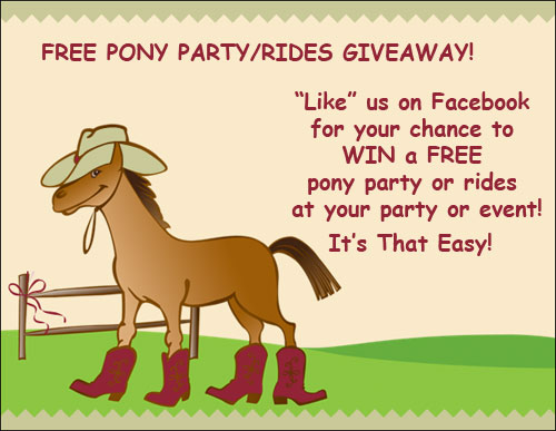 Free Pony Rides - NJ Promotion